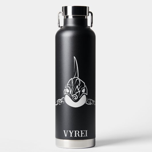 白黒の部族オルカ ウォーターボトル (正面)