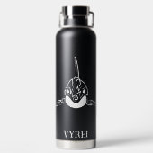 白黒の部族オルカ ウォーターボトル (背面)