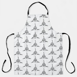 白黒の部族オルカ エプロン