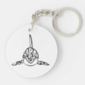 白黒の部族オルカ キーホルダー (裏面)