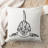 白黒の部族オルカ クッション (ブランケット)