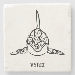 白黒の部族オルカ ストーンコースター