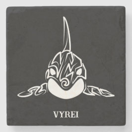 白黒の部族オルカ ストーンコースター