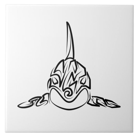 白黒の部族オルカ タイル (正面)