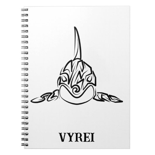 白黒の部族オルカ ノートブック (正面)