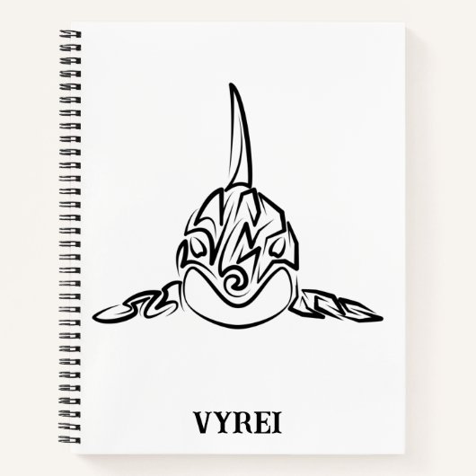 白黒の部族オルカ ノートブック (正面)