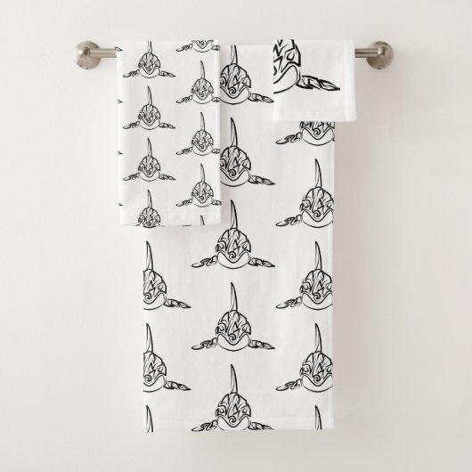 白黒の部族オルカ バスタオルセット (インサイチュ)