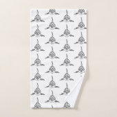 白黒の部族オルカ バスタオルセット (ハンドタオル)