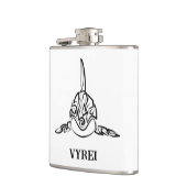 白黒の部族オルカ フラスク (左)