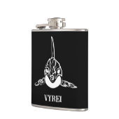 白黒の部族オルカ フラスク (左)