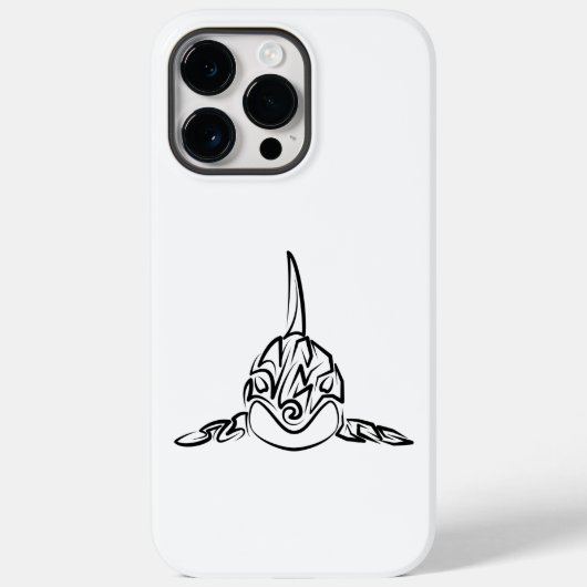 白黒の部族オルカ Case-Mate iPhoneケース (裏面)