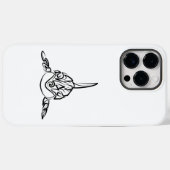 白黒の部族オルカ Case-Mate iPhoneケース (裏面 (横))
