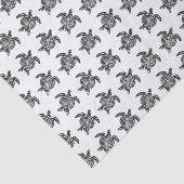 白黒の部族タートルアート 薄葉紙 (詳細)