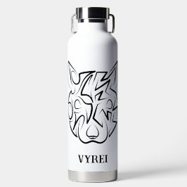 白黒の部族ネズミ ウォーターボトル