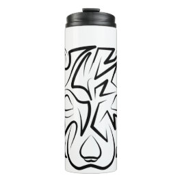 白黒の部族ネズミ タンブラー