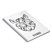 白黒の部族ネズミ ノートブック (右側)