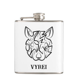 白黒の部族ネズミ フラスク