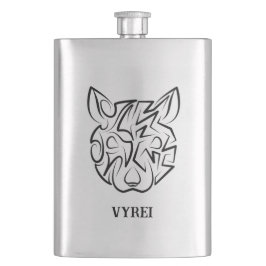 白黒の部族ネズミ フラスク