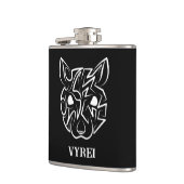 白黒の部族ネズミ フラスク (左)