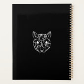 白黒の部族ネズミ プランナー手帳 (裏面)