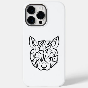 白黒の部族ネズミ Case-Mate iPhone 14 PRO MAXケース