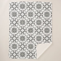 白黒の部族パターモダンン