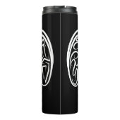 白黒の部族ヤギ タンブラー (裏面)