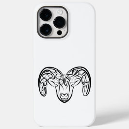 白黒の部族ヤギ Case-Mate iPhone 14 PRO MAXケース