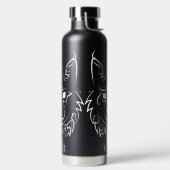 白黒の部族リンクス ウォーターボトル (左面)