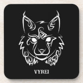 白黒の部族リンクス コースター (正面)