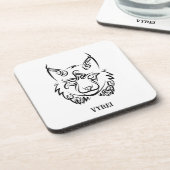 白黒の部族リンクス コースター (左側)