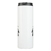 白黒の部族リンクス タンブラー (裏面)