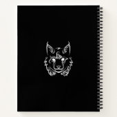 白黒の部族リンクス ノートブック (裏面)