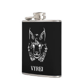 白黒の部族リンクス フラスク (左)