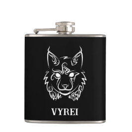 白黒の部族リンクス フラスク