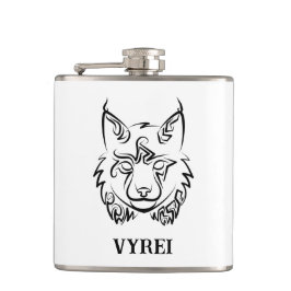 白黒の部族リンクス フラスク