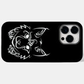 白黒の部族リンクス Case-Mate iPhoneケース (裏面 (横))
