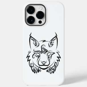 白黒の部族リンクス Case-Mate iPhone 14 PRO MAXケース