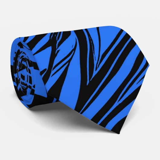 白黒の部族抽象芸術 ネクタイ (ロール)