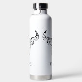 白黒の部族牛 ウォーターボトル (右面)