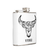 白黒の部族牛 フラスク (右)