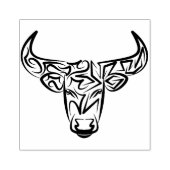 白黒の部族牛 ラバースタンプ (インプリント)