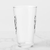 白黒の部族犬 タンブラーグラス (右)