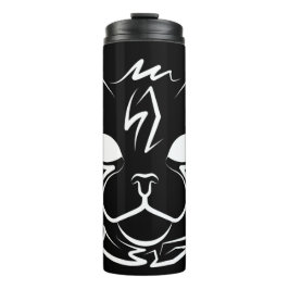 白黒の部族猫 タンブラー