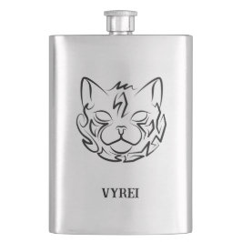 白黒の部族猫 フラスク