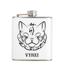 白黒の部族猫 フラスク