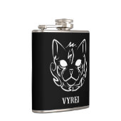 白黒の部族猫 フラスク (右)