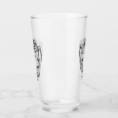 白黒の部族猿 タンブラーグラス (右)