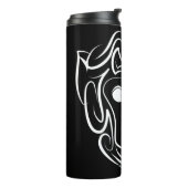 白黒の部族猿 タンブラー (回転左)