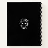 白黒の部族猿 ノートブック (裏面)